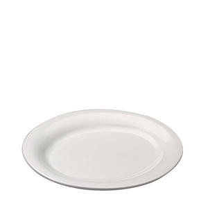 Platter Oval White 9 1/2" x 7 1/4" - Home Of Coffee