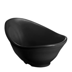 Oval Wavy Bowl Black Large - Home Of Coffee