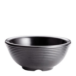 Ramekin Ribbed Black 3 oz - Home Of Coffee