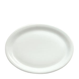 Oval Platter Narrow Rim 11 1/2" x 8 3/4" - Home Of Coffee