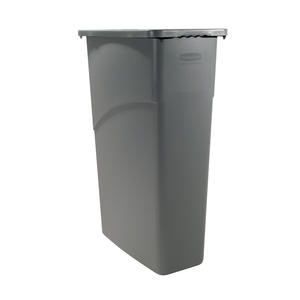 Slim Jim® Wastebasket Grey 23 gal - Home Of Coffee