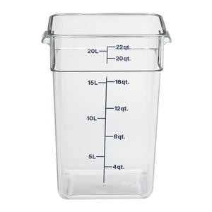 CamSquare® Container Clear 22 qt - Home Of Coffee