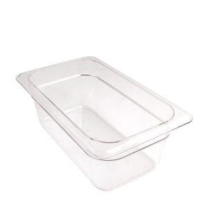 Camwear® Food Pan Fourth Size Clear 4" - Home Of Coffee