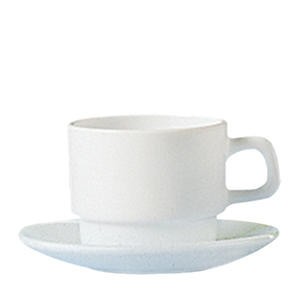 Arcoroc® Restaurant White Saucer 4 5/8" - Home Of Coffee