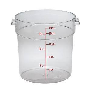 Camwear® Rounds Clear 18 qt - Home Of Coffee