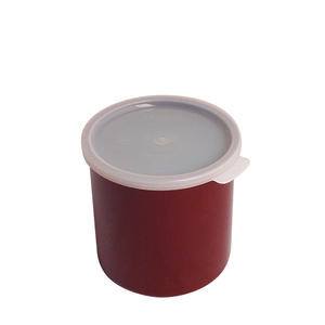 Crock with Lid Reddish Brown 1.2 qt - Home Of Coffee