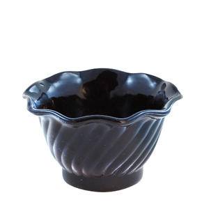 Swirl Dessert Bowl Black 5 oz - Home Of Coffee